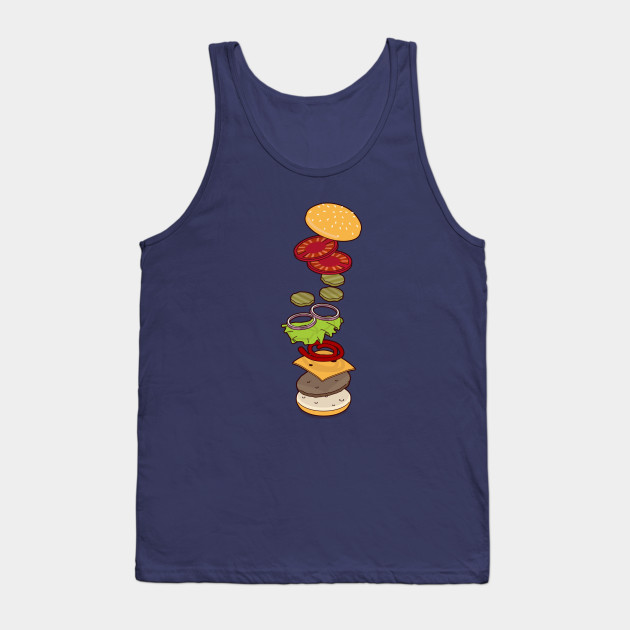cheeseburger exploded